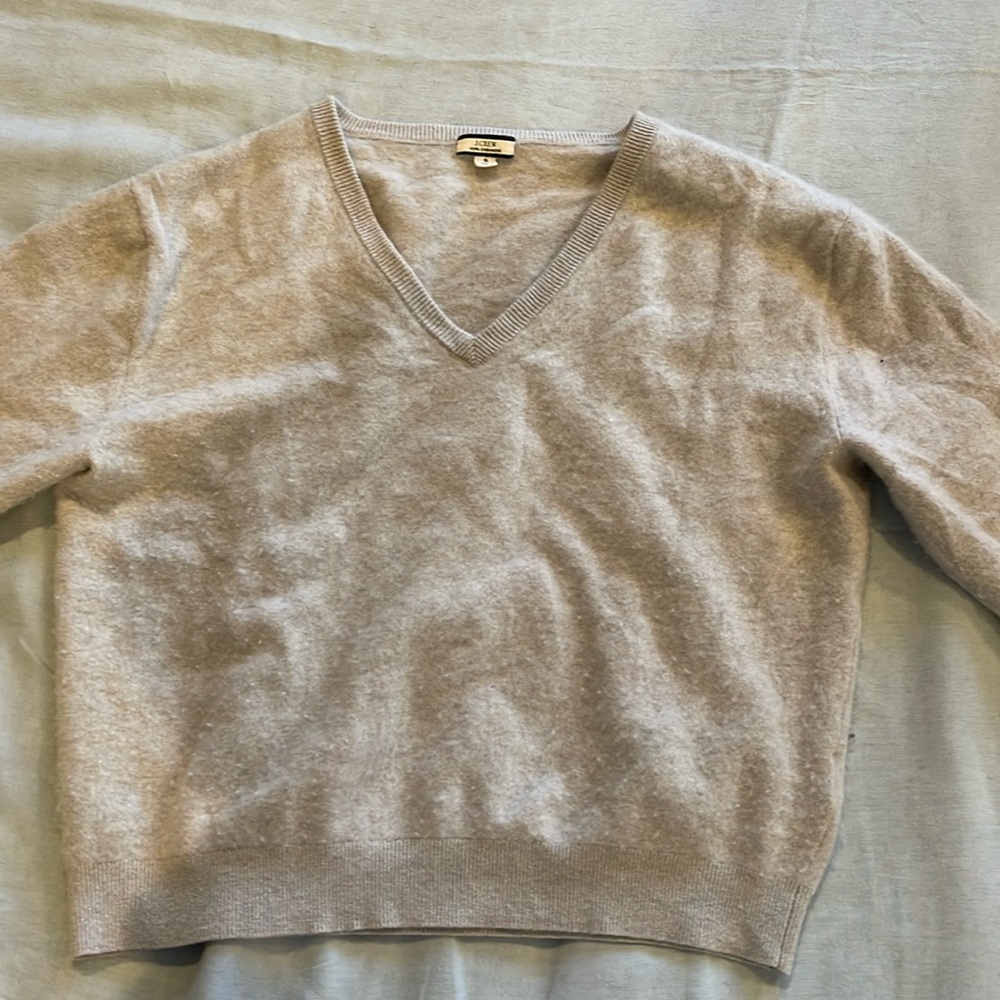 J Crew 100% cashmere sweater